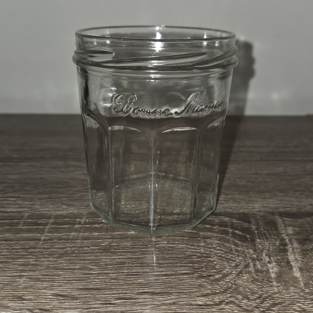 Bonne Maman Clear Glass Kitchen Canning Jam Jelly Jar Without The Lid
